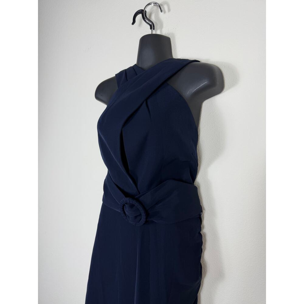 Sachin & Babi Naomi Halter Midi Dress Size 10 Midnight Navy NWT - Picture 8 of 10